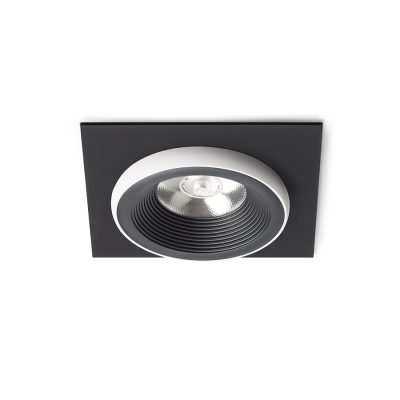 RENDL SHARM SQ I zápustná čierna/biela 230V LED 10W 24° 3000K