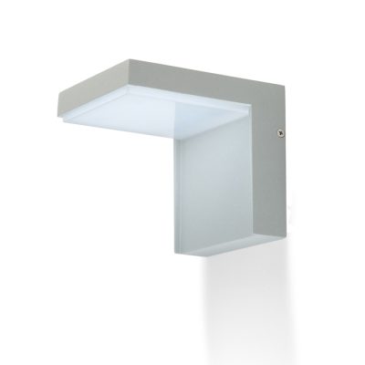 RENDL VECINO nástenná striebornosivá 230V LED 5W IP54 3000K