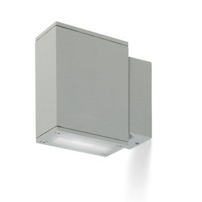 RENDL DIXIE 4x12 nástenná striebornosivá 230V/700mA LED 2x3W 48° IP54 3000K