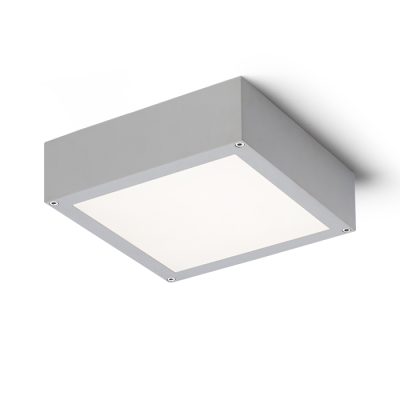 RENDL SCOTT stropná striebrosivá 230V LED 9.8W IP54 3000K