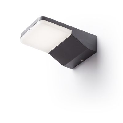 RENDL VIRGO nástenná antracitová 230V LED 9W IP65 3000K