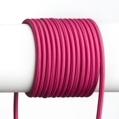 RENDL FIT 3x0,75 1bm textilný kábel fuchsiová