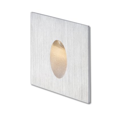 RENDL ELICA SQ zápustná česaný hliník 230V LED 3W IP54 3000K