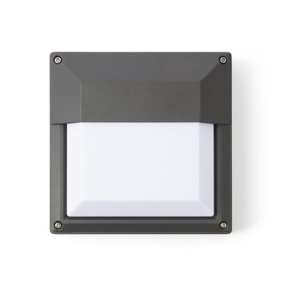 RENDL DELTA 215 nástenná antracitová 230V LED E27 15W IP54