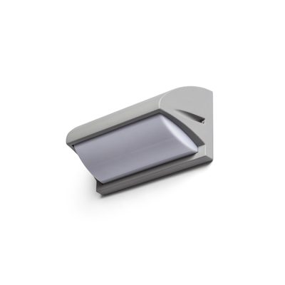 RENDL MORA nástenná striebornosivá 230V LED E27 15W IP54