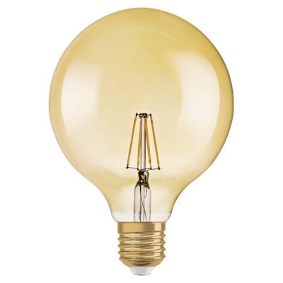 RENDL OSRAM Vintage Globe 125 DIMM jantárová 230V E27 LED EQ55 2400K