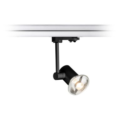 RENDL FAX na trojokruh. lištu čierna 230V LED GU10 12W