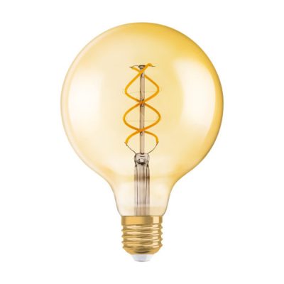 RENDL OSRAM Vintage Globe 125 SPIRAL jantárová 230V E27 LED EQ25 2000K