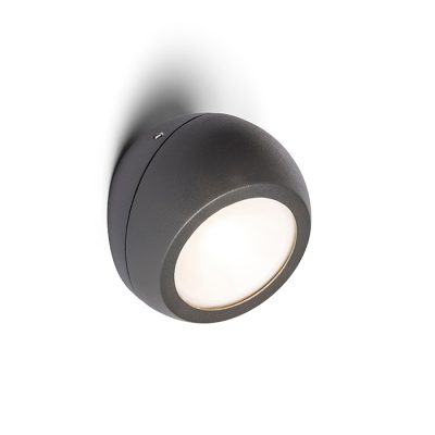 RENDL SIV prisadená antracitová 230V LED 6W 120° IP54 3000K
