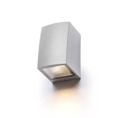 RENDL SELMA nástenná striebornosivá 230V LED GU10 8W IP54