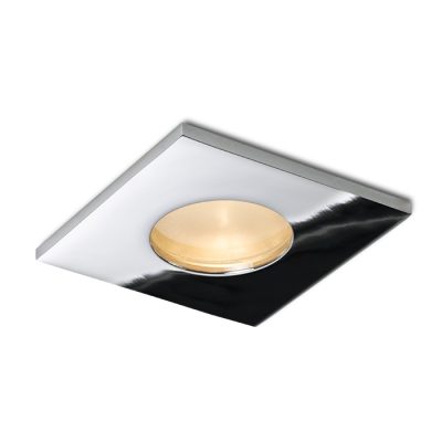 RENDL SPLASH SQ zápustná chróm 230V LED GU10 8W IP65