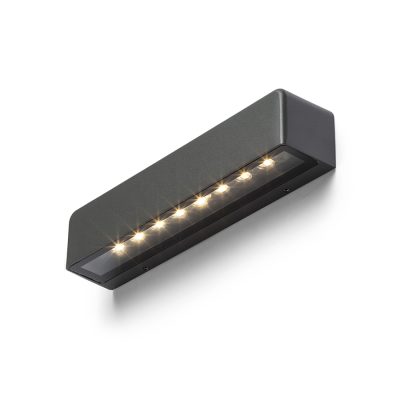 RENDL SAMPO nástenná antracitová 230V LED 9W IP65 3000K