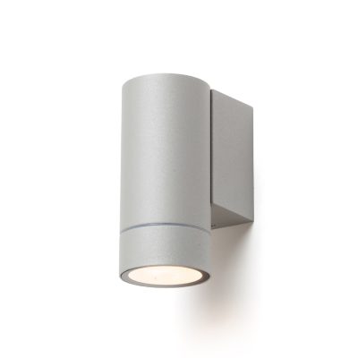 RENDL MIZZI NEW I nástenná striebornosivá 230V LED GU10 8W IP65