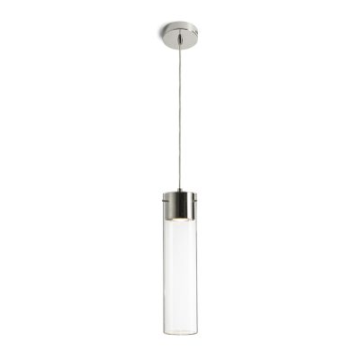 RENDL GARNISH závesná číre sklo/chróm 230V GU10 9W