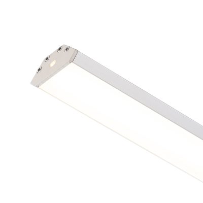 RENDL LED PROFILE J prisadený 1m eloxovaný hliník/matný akrylát