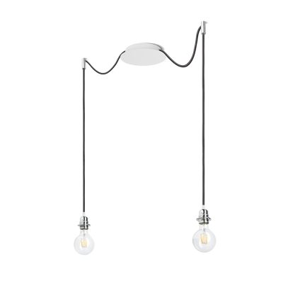 RENDL KOMBIX 2 závesná súprava BZ+ČK+CHO 230V LED E27 2x15W