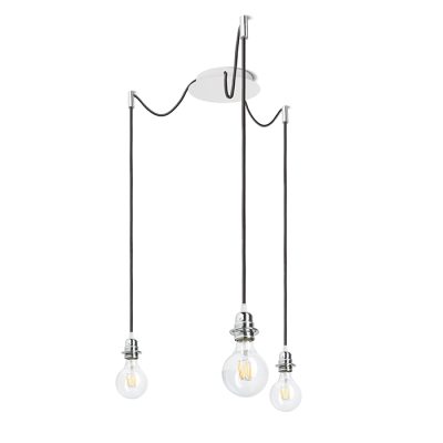 RENDL KOMBIX 3 závesná súprava BZ+ČK+CHO 230V LED E27 3x15W