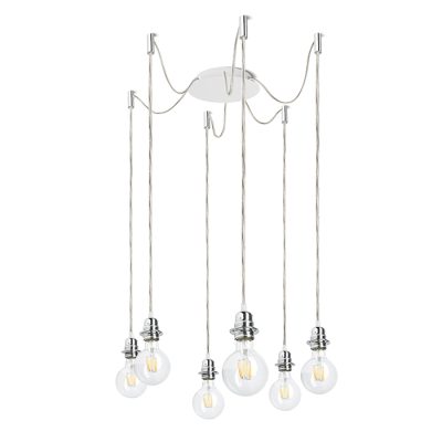 RENDL KOMBIX 6 závesná súprava BZ+TK+CHO 230V LED E27 6x15W