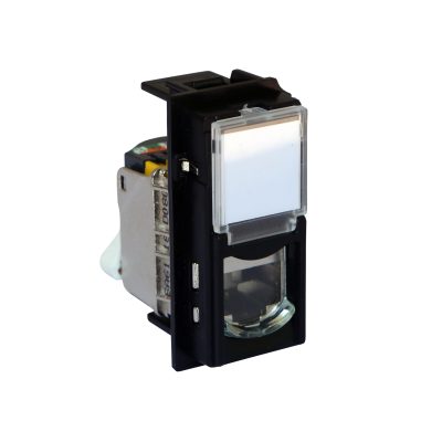 LIVING NOW DÁTOVÁ ZÁSUVKA RJ45 CAT6A UTP BEZ NÁRADIA 1 MODUL ČIERNA