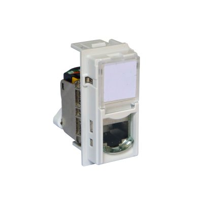 LIVING NOW DÁTOVÁ ZÁSUVKA RJ45 CAT6A UTP BEZ NÁRADIA 1 MODUL PIESOK