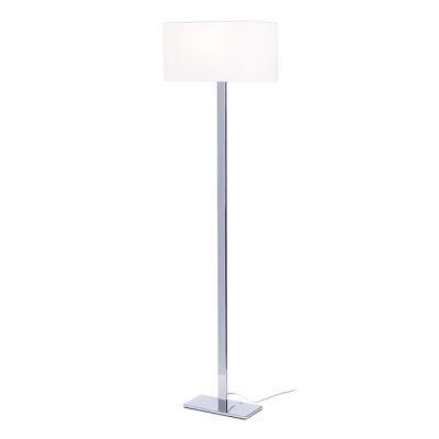 RENDL PLAZA stojanová biela chróm 230V LED E27 15W