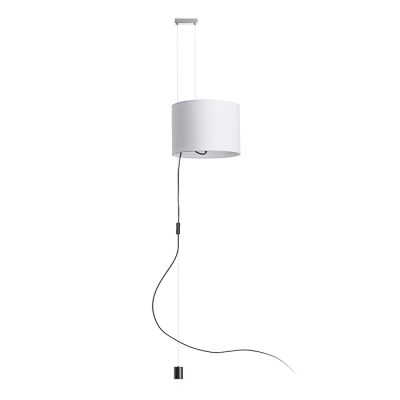 RENDL BROADWAY závesná posuvná biela chróm 230V LED E27 15W
