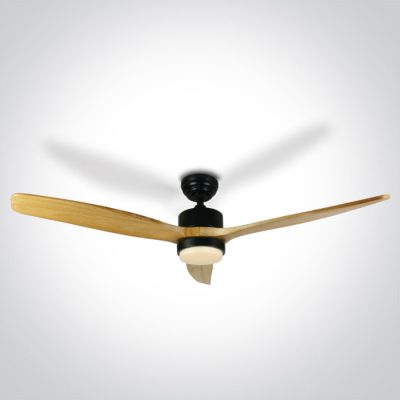 6308L/B/V LIGHT WOOD BLACK ROD FAN 35W LED 22W CCTV IP20 230V