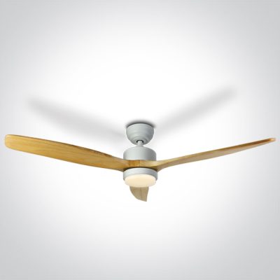 6308L/W/V LIGHT WOOD WHITE ROD FAN 35W LED 22W CCTV IP20 230V