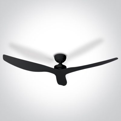 6316/B BLACK ABS ROD FAN 30W IP20 230V