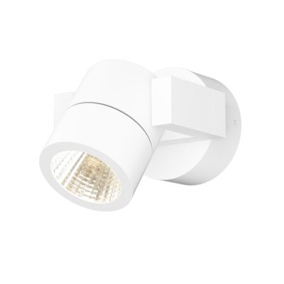 RENDL ORIT nástenná biela /hliník 230V LED 6W 80° IP44 3000K