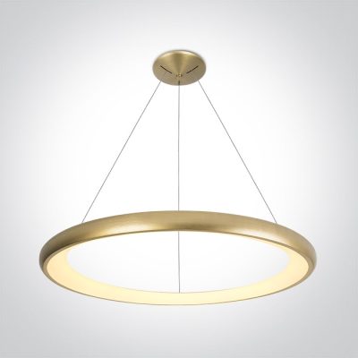 62144NB/BGL/V BRUSHED GOLD PENDANT 50W CCTV IP20 230V DIMMABLE