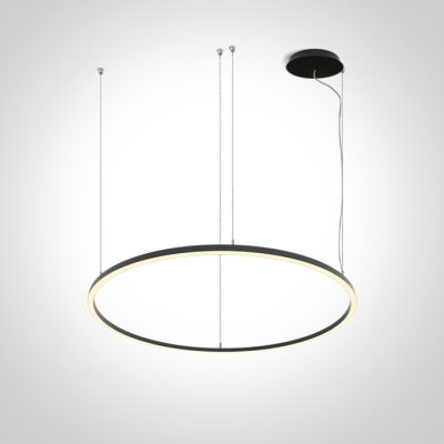 62156C/B/W BLACK PENDANT LED 65W WW IP20 230V