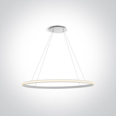 63046/W WHITE OVAL 25W WW IP20 230V