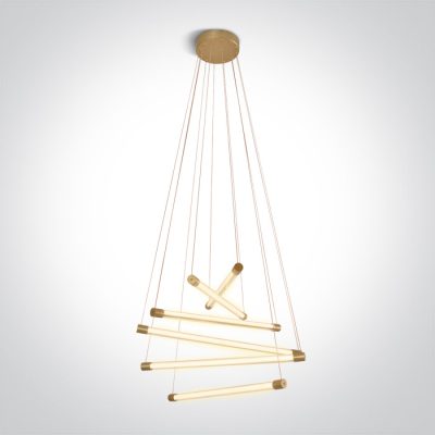 63056/BBS BRUSHED BRASS LED 65W WW IP20 230V