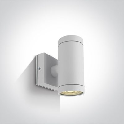 67130/W WHITE WALL 2xGU10 10W IP54