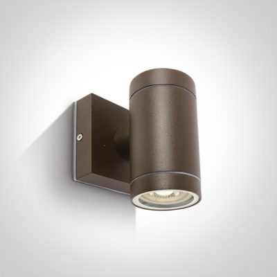 67130E/BR RUST BROWN WALL GU10 10W IP54