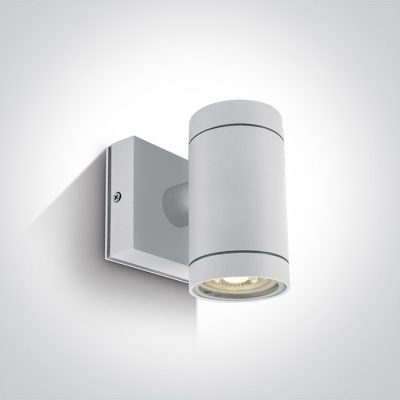 67130E/W WHITE WALL GU10 10W IP54