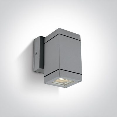 67130F/G GREY WALL GU10 10W IP54