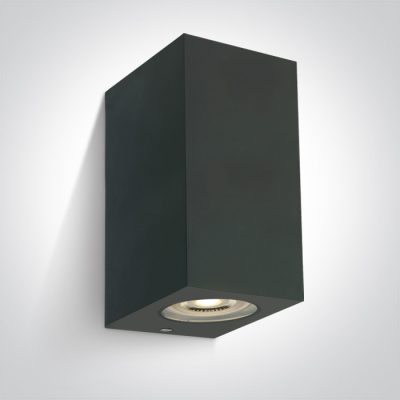67142K/AN ANTHRACITE WALL LIGHT GU10 2x6W IP65