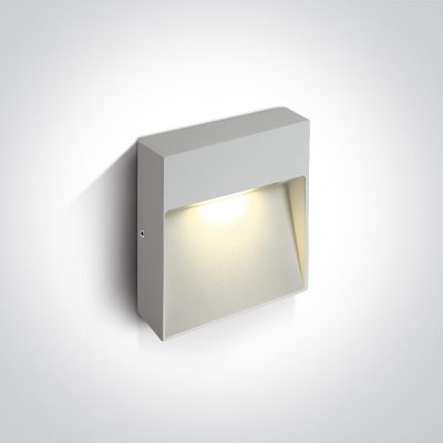 67360A/W/W WHITE WALL LIGHT 9W WW IP54 230V