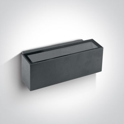 67374A/AN/W ANTHRACITE WALL LIGHT 2x6W WW IP54 230V