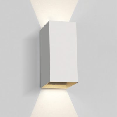 67398A/W/W WHITE WALL 2x3W WW IP54 DARK LIGHT 100-240V