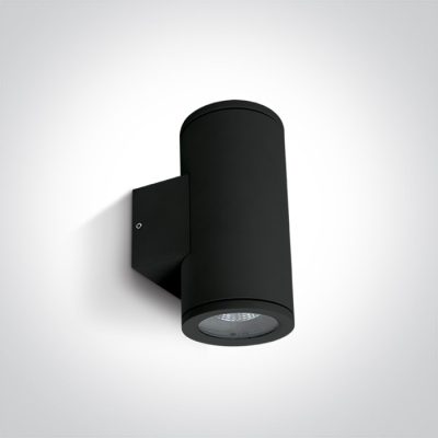 67400B/B BLACK WALL GU10 2x10W IP54