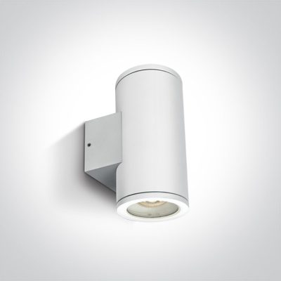 67400B/W WHITE WALL GU10 2x10W IP54