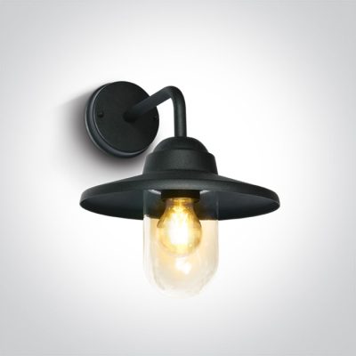 67408/B BLACK WALL BRACKET 12W E27 IP44