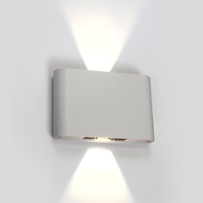 67412/W/W WHITE WALL LED 2x6W WW IP54 230V