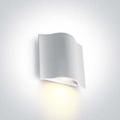 67422/W/W WHITE WALL 6W WW IP54 230V