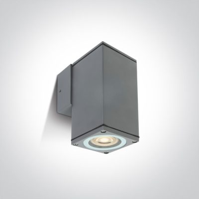 67426B/G GREY WALL GU10 10w IP54 100-240V