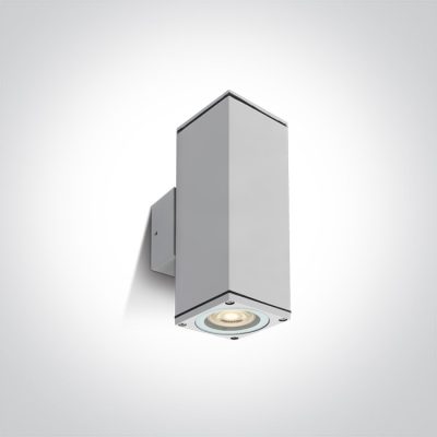 67426C/W WHITE WALL 2xGU10 10W IP54 100-240V