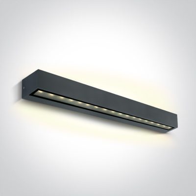 67526B3/AN/W ANTHRACITE 2x13W WW IP65 230V